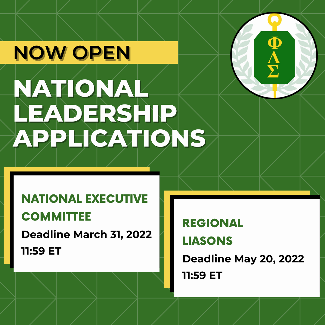 National Leadership Applications Open