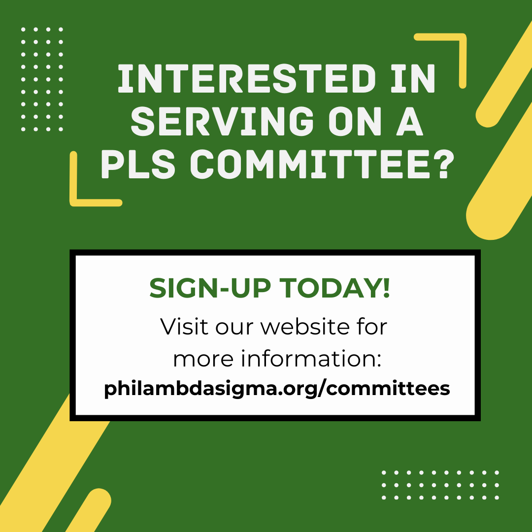 SIGN-UP OPEN: PLS Committees 2022-2023 – Phi Lambda Sigma