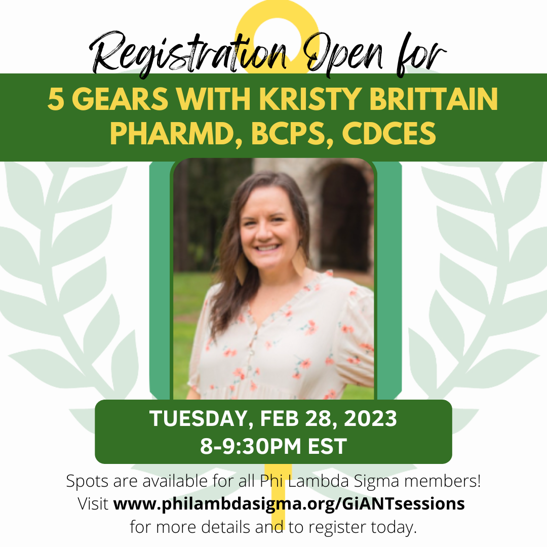 GiANT Session Reminder 5 Gears Kristy