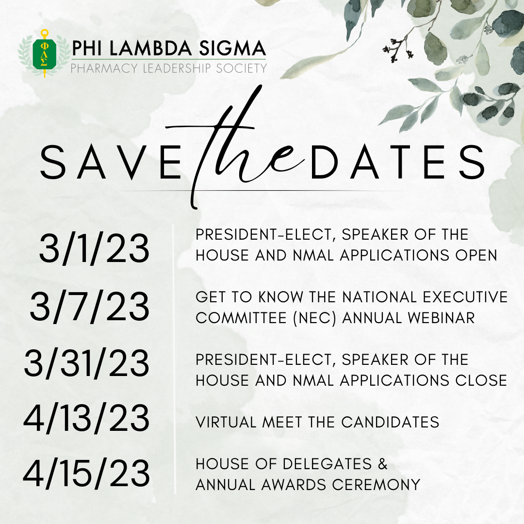 2023 HOD Save the Dates