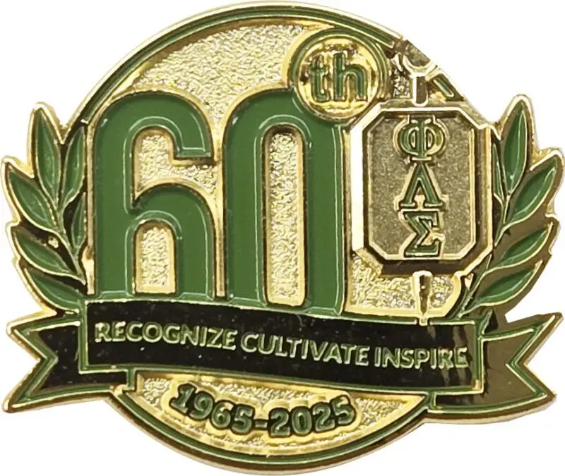 60th Anniversary Key Lapel Pin